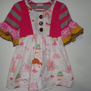 NWOT Boutique 2t/3t dress Princess